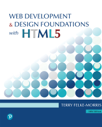 Cover image: Web Development and Design Foundations with HTML5 10th edition 9780136681540