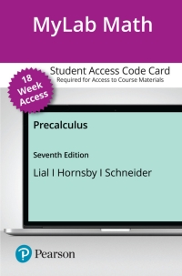 Cover image: MyLab Math with Pearson eText Access Code (18 Weeks) for Precalculus 7th edition 9780135924051