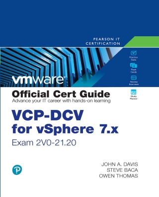 Cover image: VCP-DCV for vSphere 7.x Cert Guide 4th edition 9780135898192