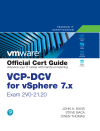 Cover image: VCP-DCV for vSphere 7.x (Exam 2V0-21.20) Official Cert Guide 4th edition 9780135898192