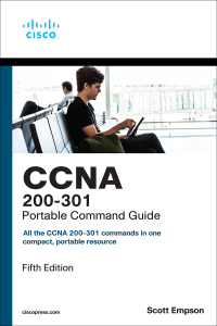 Imagen de portada: CCNA 200-301 Portable Command Guide 5th edition 9780135937822