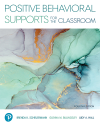 Cover image: Positive Behavioral Supports for the Classroom 4th edition 9780135949016