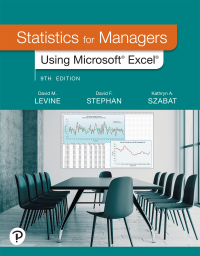 Cover image: Statistics for Managers Using Microsoft Excel 9th edition 9780135969854