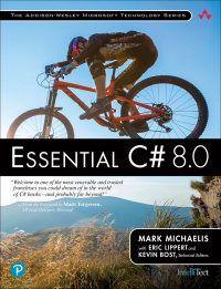 Cover image: Essential C# 8.0 7th edition 9780135972267