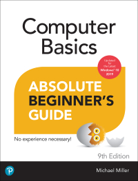 Imagen de portada: Computer Basics Absolute Beginner's Guide, Windows 10 Edition (includes Content Update Program) 9th edition 9780136498810