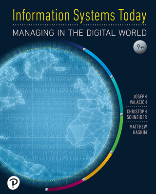 Cover image: Information Systems Today 9th edition 9780136524427