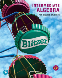 Cover image: Intermediate Algebra for College Students 8th edition 9780136553434