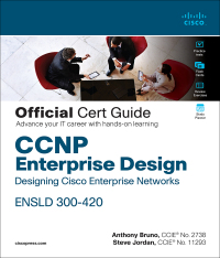 Imagen de portada: CCNP Enterprise Design ENSLD 300-420 Official Cert Guide 1st edition 9780136575191