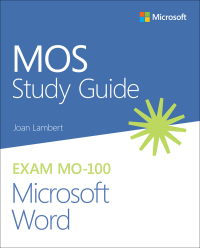 Imagen de portada: MOS Study Guide for Microsoft Word Exam MO-100 1st edition 9780136628040
