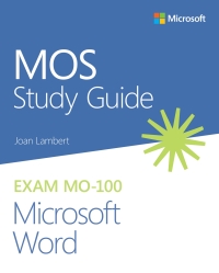 Immagine di copertina: MOS Study Guide for Microsoft Word Exam MO-100 1st edition 9780136628040