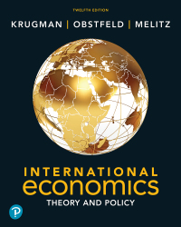 Cover image: International Economics: Theory and Policy 12th edition 9780135766859