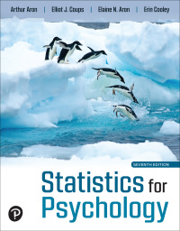 表紙画像: Statistics for Psychology 7th edition 9780136658474