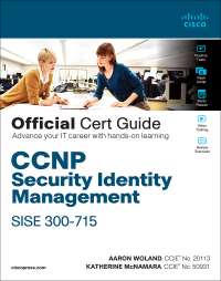 Imagen de portada: CCNP Security Identity Management SISE 300-715 Official Cert Guide 1st edition 9780136642947