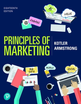 Cover image: Principles of Marketing (Pearson+) 18th edition 9780135766590