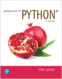 Cover image: Starting Out with Python 5th edition 9780135929032