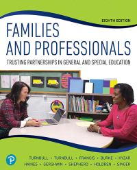 Cover image: Families and Professionals 8th edition 9780136768555