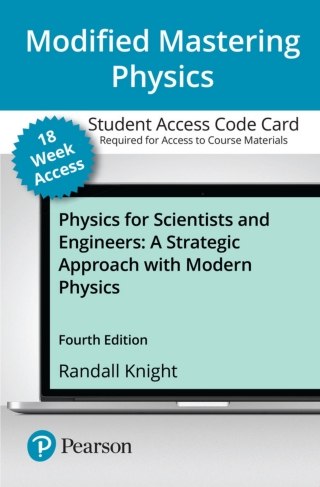 Cover image: Mastering Physics with Pearson eText Access Code (18 Weeks) for Physics for Scientists and Engineers: A Strategic Approach with Modern Physics 4th edition 9780136780632