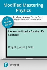 Cover image: Mastering Physics with Pearson eText Access Code (18 Weeks) for University Physics for the Life Sciences 1st edition 9780136780649