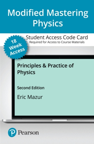 Cover image: Mastering Physics with Pearson eText Access Code (18 Weeks) for Principles & Practice of Physics 2nd edition 9780136780670