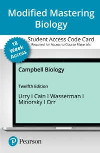 Cover image: Mastering Biology with Pearson eText Access Code (18 Weeks) for Campbell Biology 12th edition 9780136780809