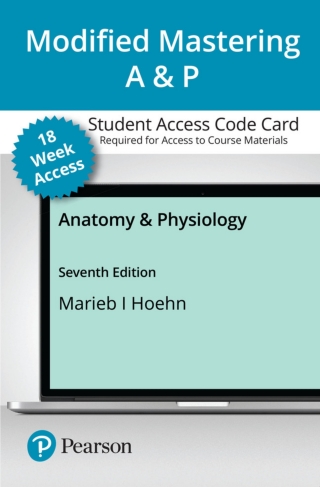 Cover image: Mastering A&P with Pearson eText Access Code (18 Weeks) for Anatomy & Physiology 7th edition 9780136780854