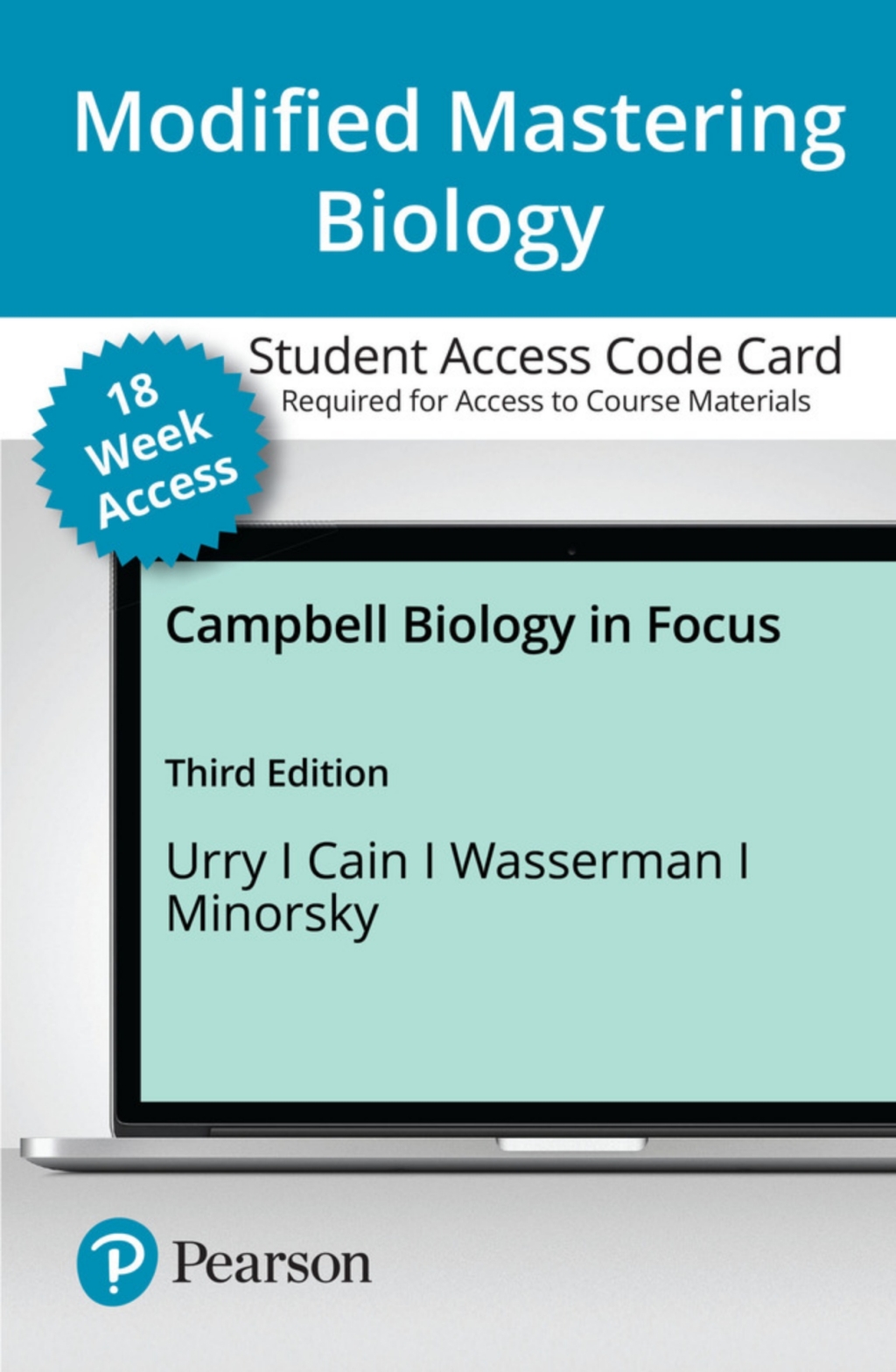 Mastering Biology with Pearson eText Access Code (18 Weeks) for Campbell Biology in Focus 3rd Edition
    Newer Edition Available