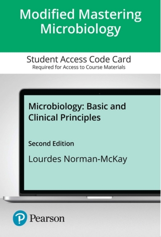 Cover image: Mastering Microbiology with Pearson eText Access Code for Microbiology: Basic and Clinical Principles 2nd edition 9780136785859