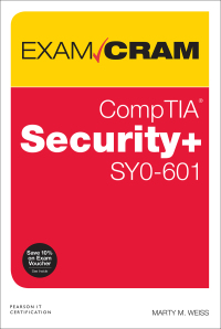 Immagine di copertina: CompTIA Security+ SY0-601 Exam Cram 6th edition 9780136798675