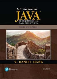 Cover image: Introduction to Java Programming and Data Structures, Comprehensive Version 12th edition 9780136520238