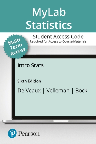 Cover image: MyLab Statistics with Pearson eText (up to 24 months) Access Code for Intro Stats 6th edition 9780136806981