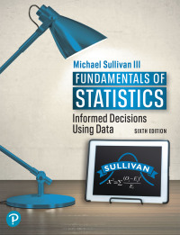 Cover image: Fundamentals of Statistics 6th edition 9780136807346