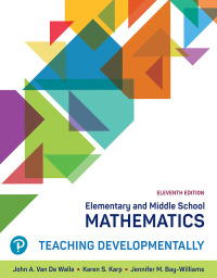 Cover image: Elementary and Middle School Mathematics 11th edition 9780136818038