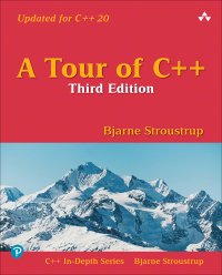 Cover image: Tour of C++, A 3rd edition 9780136816485