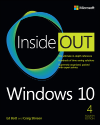 Cover image: Windows 10 Inside Out 4th edition 9780136784159