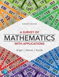 Cover image: A Survey of Mathematics with Applications 11th edition 9780135740460