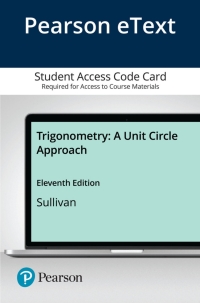 Cover image: Trigonometry: A Unit Circle Approach 11th edition 9780136845935