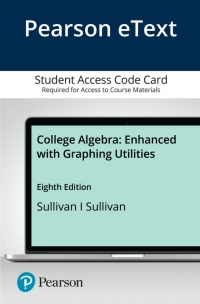 Cover image: College Algebra: Enhanced with Graphing Utilities 8th edition 9780136846048