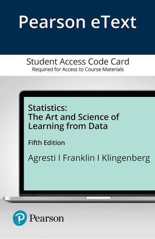 Cover image: Statistics: The Art and Science of Learning from Data 5th edition 9780136846932