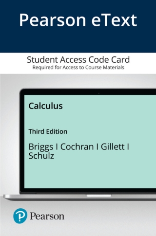Cover image: Calculus 3rd edition 9780136847229