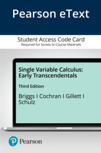 Cover image: Single Variable Calculus: Early Transcendentals 3rd edition 9780136847281