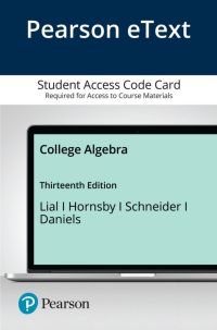 Cover image: College Algebra 13th edition 9780136847649