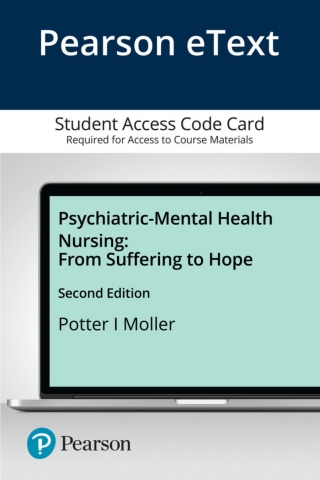 Cover image: Psychiatric-Mental Health Nursing: From Suffering to Hope -- Pearson eText 2nd edition 9780136848714