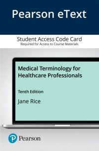 Cover image: Medical Terminology for Healthcare Professionals -- Pearson eText 10th edition 9780136848813