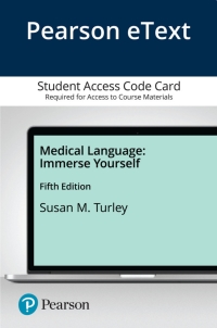 Cover image: Medical Language: Immerse Yourself -- Pearson eText 5th edition 9780136848882