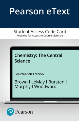 Cover image: Chemistry: The Central Science 14th edition 9780136848981