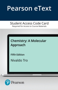 Cover image: Chemistry: A Molecular Approach 5th edition 9780136849179