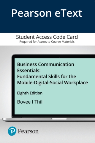 Cover image: Business Communication Essentials: Fundamental Skills for the Mobile-Digital-Social Workplace 8th edition 9780136849735