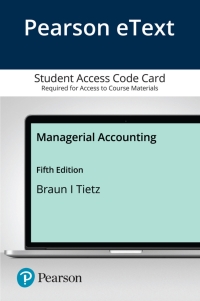 Cover image: Managerial Accounting 5th edition 9780136849742