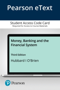 Cover image: Money, Banking, and the Financial System 3rd edition 9780136850106