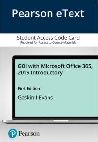 Cover image: GO! with Microsoft Office 365, 2019 Introductory -- Pearson eText 1st edition 9780136851042